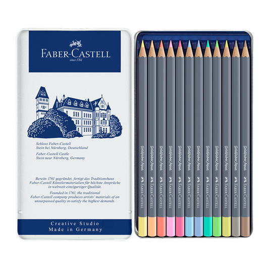 Goldfaber 水彩色鉛筆 パステルカラー12色
