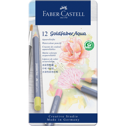 Goldfaber 水彩色鉛筆 パステルカラー12色
