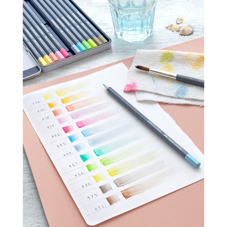 Goldfaber 水彩色鉛筆 パステルカラー12色