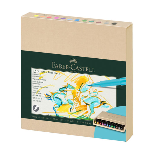 PITTアーティストペン スタジオボックス 12色セット