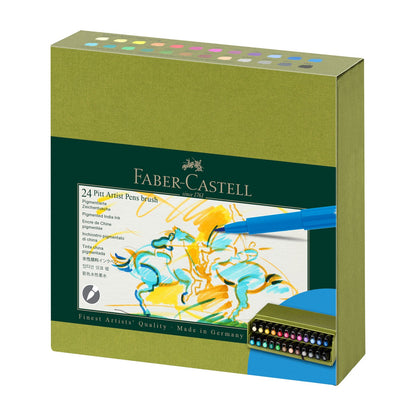 PITTアーティストペン スタジオボックス 24色セット